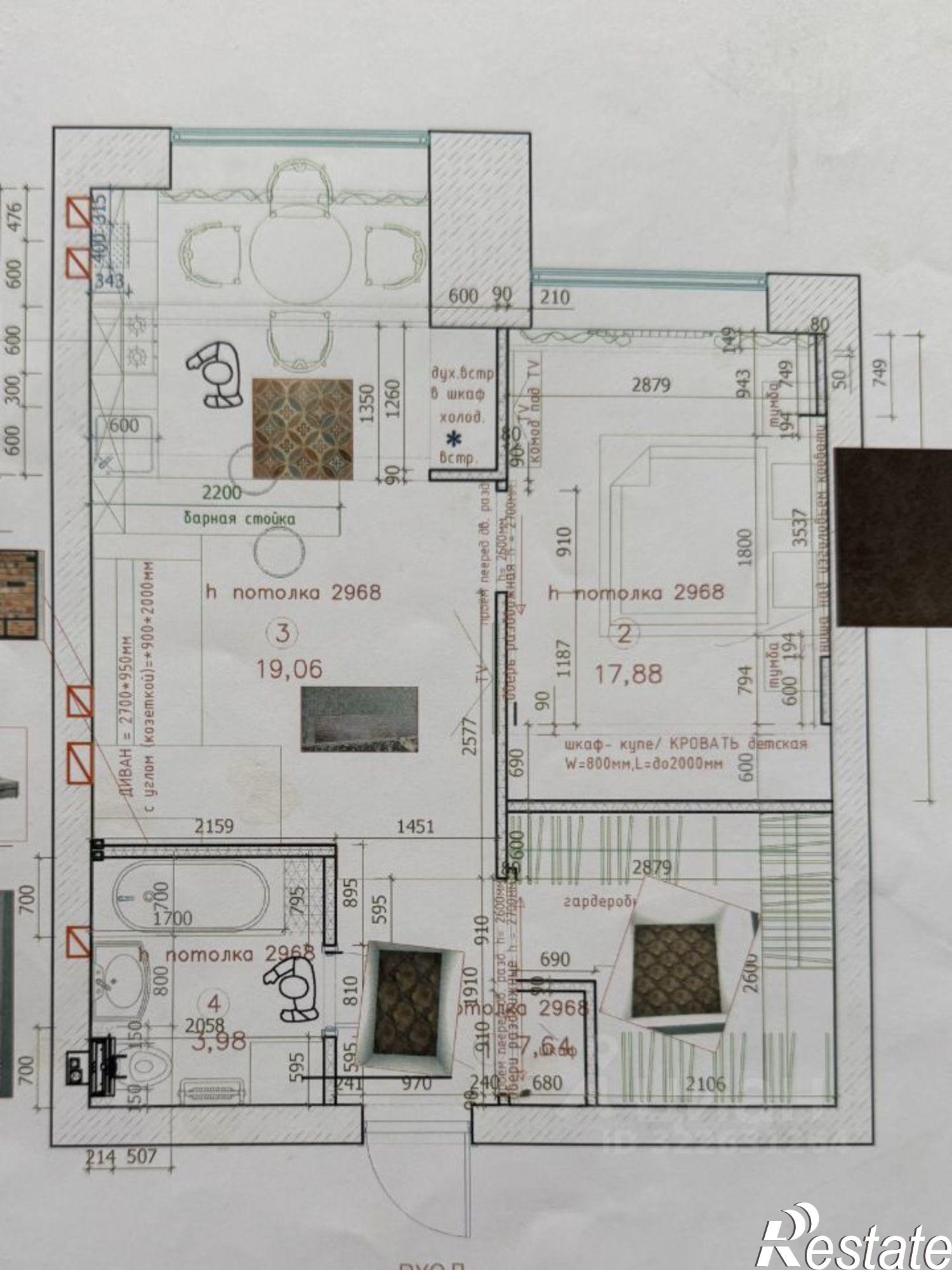 Купить квартиру за 5 900 000 рублей на проезд 2-й Высоцкого, 1