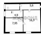 2-комн, 37кв м, этаж 1/2 ул Карла Либкнехта, 2Б