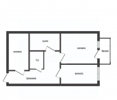 3-комн, 47кв м, этаж 5/5 улица 22-го Съезда КПСС, 33
