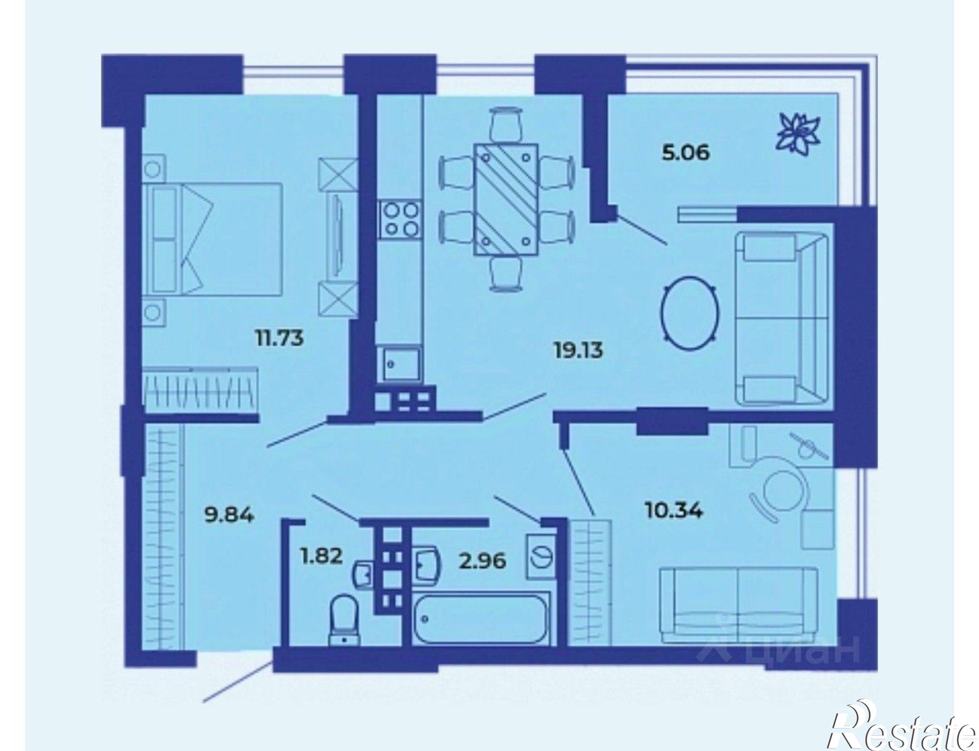 Купить квартиру за 5 600 000 рублей на Брянск городской округ, Брянск