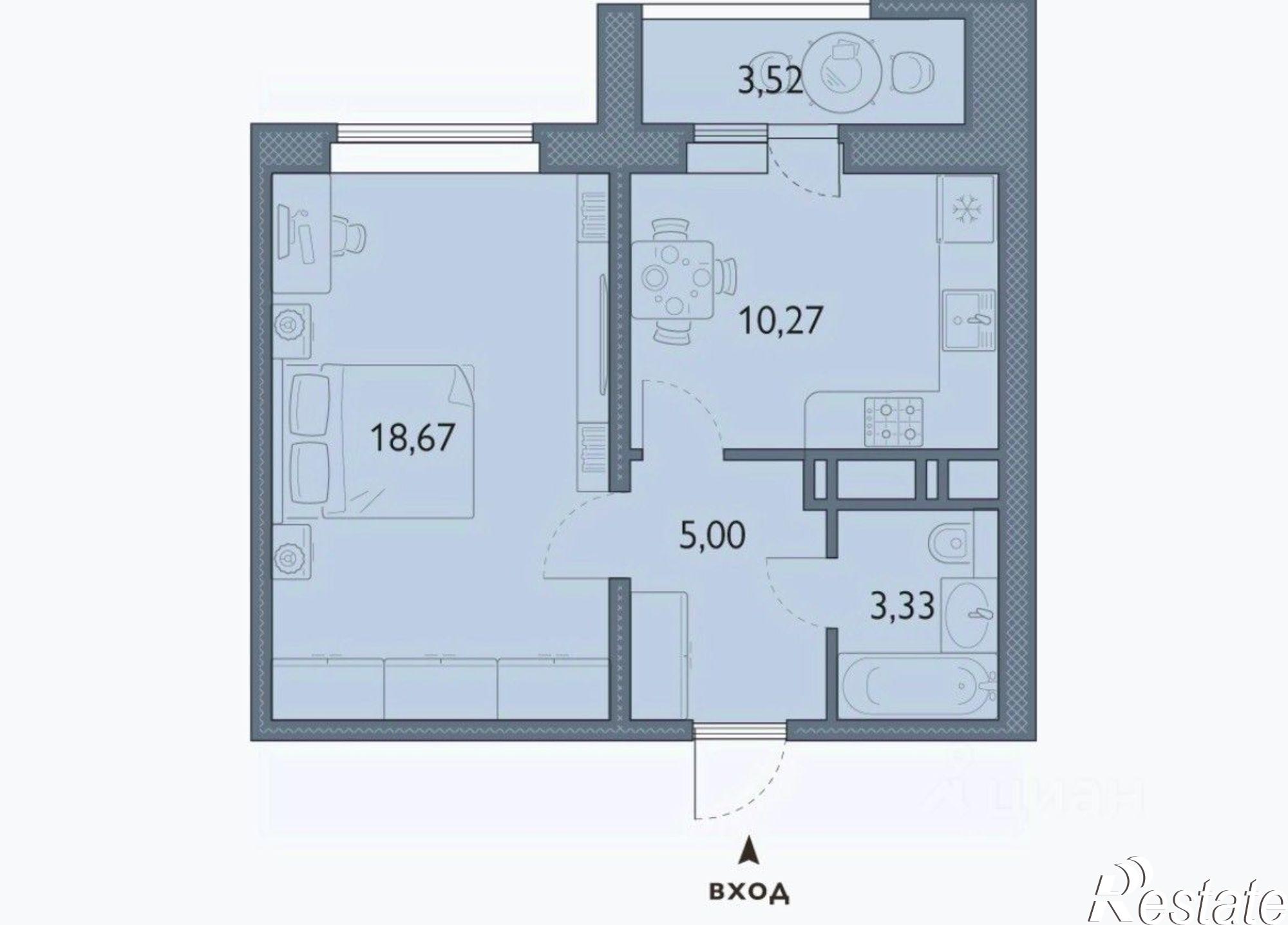 Купить квартиру за 3 400 000 рублей на Брянск городской округ, Брянск
