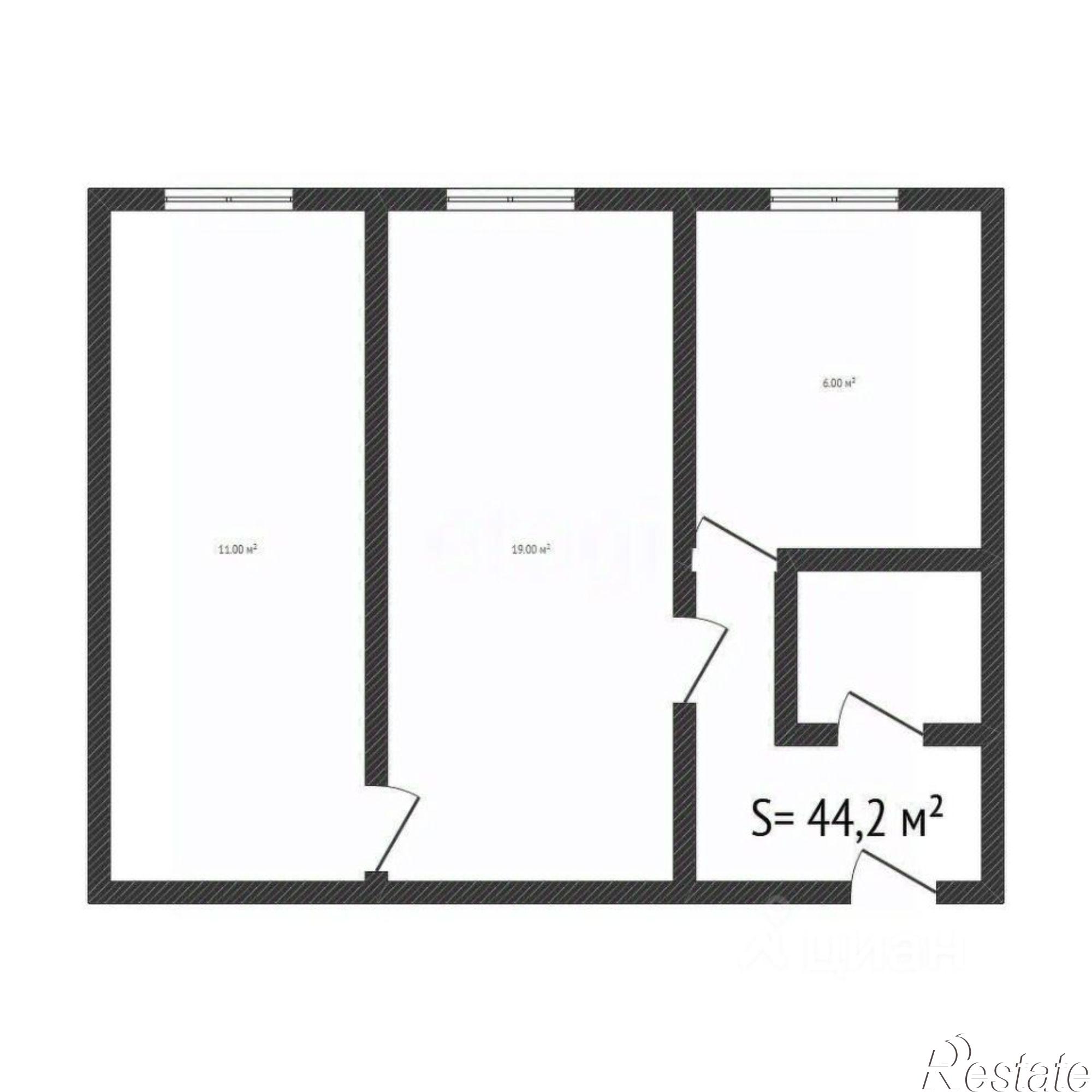 Купить квартиру за 2 200 000 рублей на проезд Горького, 1