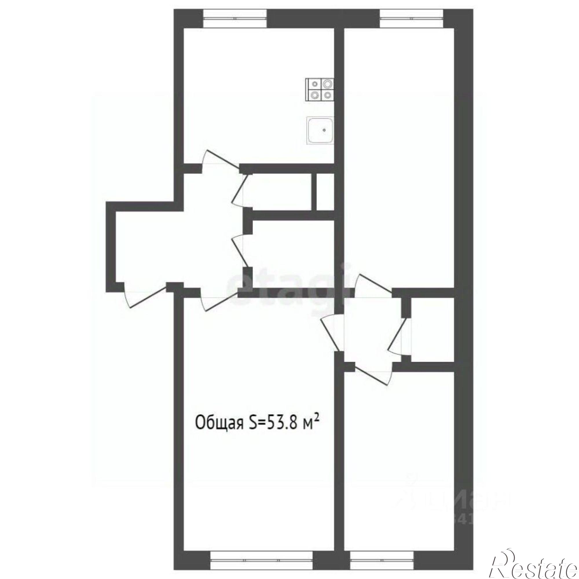 Купить квартиру за 3 234 000 рублей на Брянский район