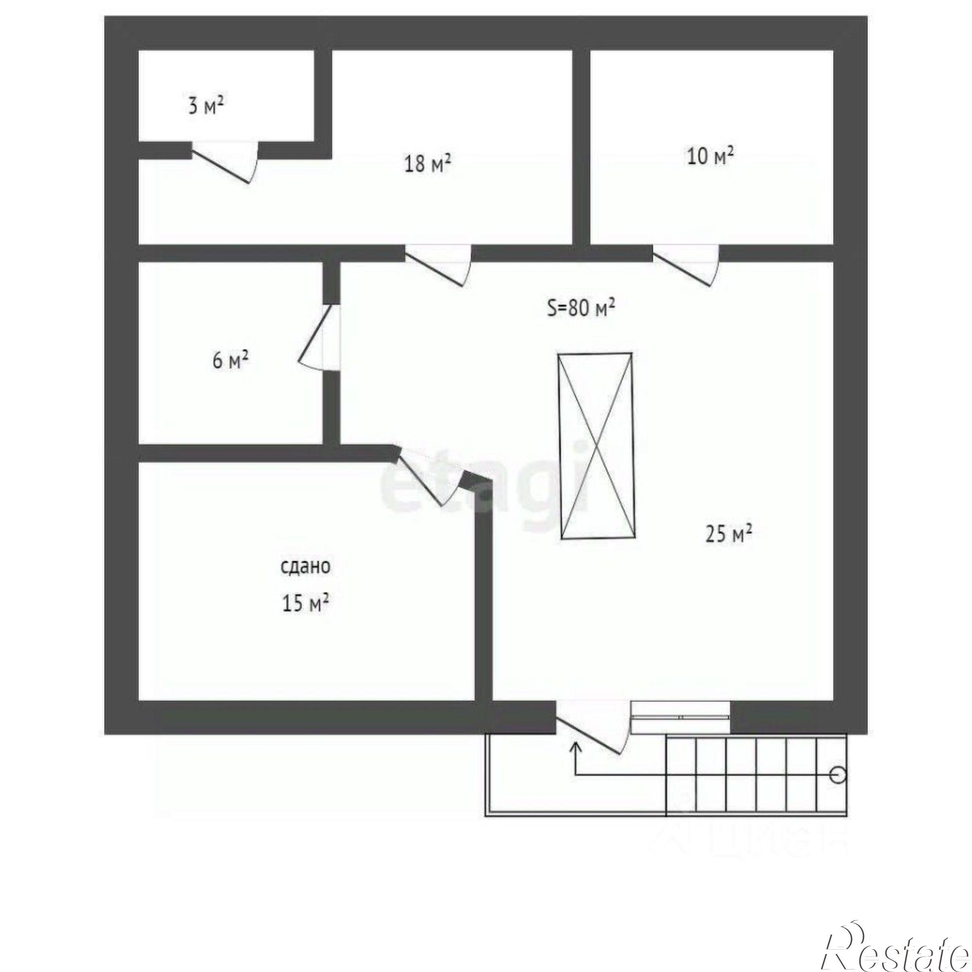 Купить офис, помещение под офис за 7 940 480 рублей на городской округ Брянск