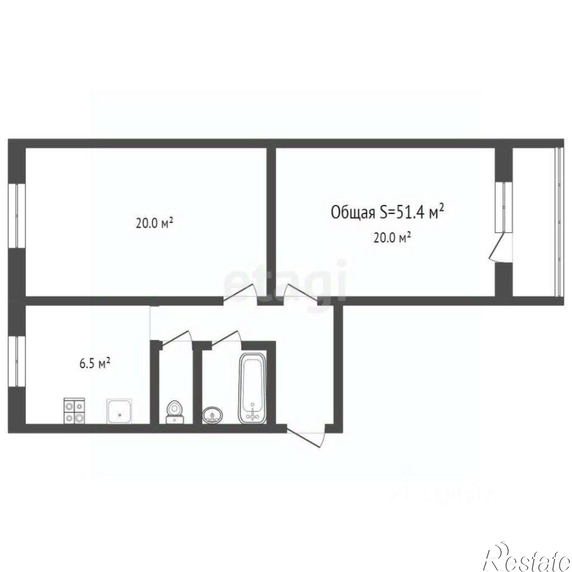 Купить квартиру за 1 050 000 рублей на Дятьковский район