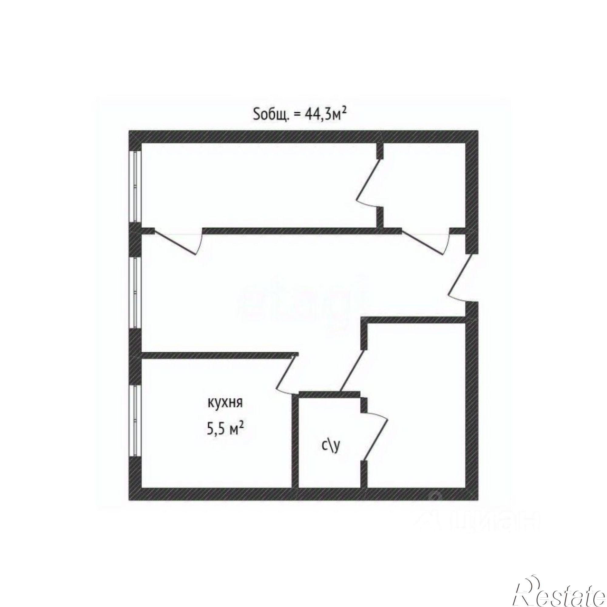 Купить квартиру за 1 850 000 рублей на Дятьковский район, Дятьково