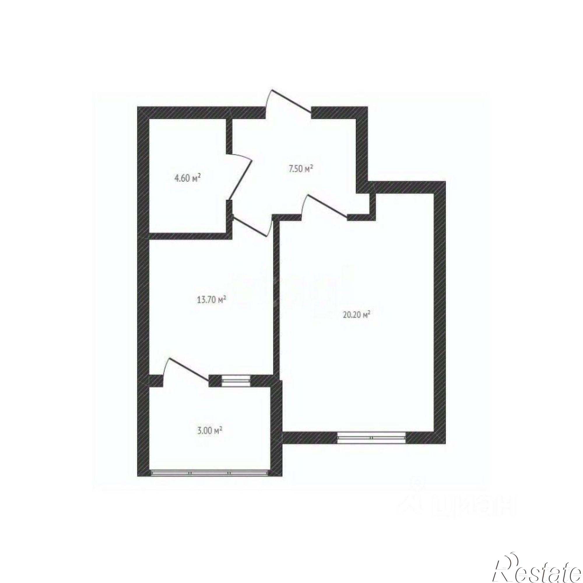 Купить квартиру за 3 170 000 рублей на Станционная улица, 34