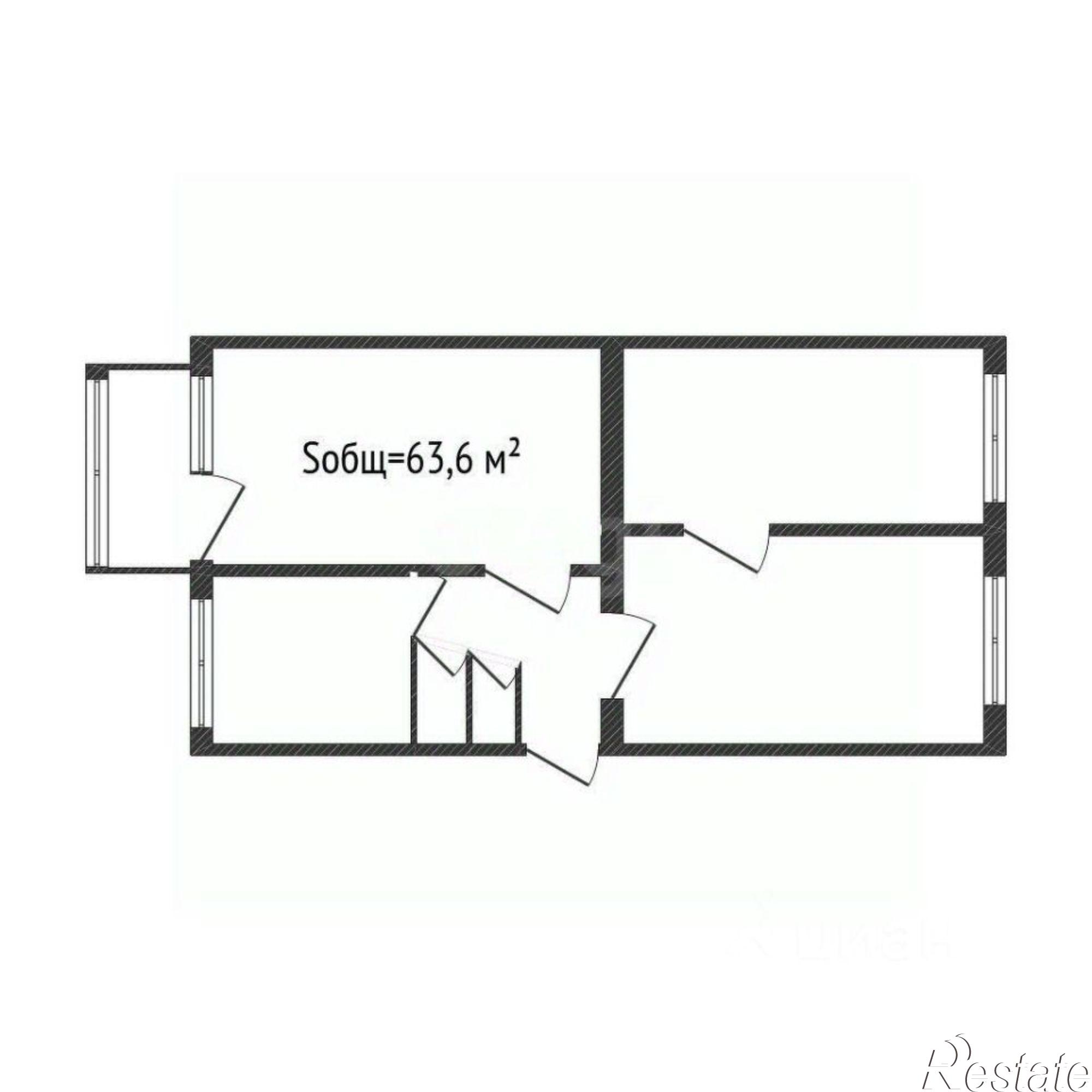 Купить квартиру за 3 400 000 рублей на Унечский район, Унеча