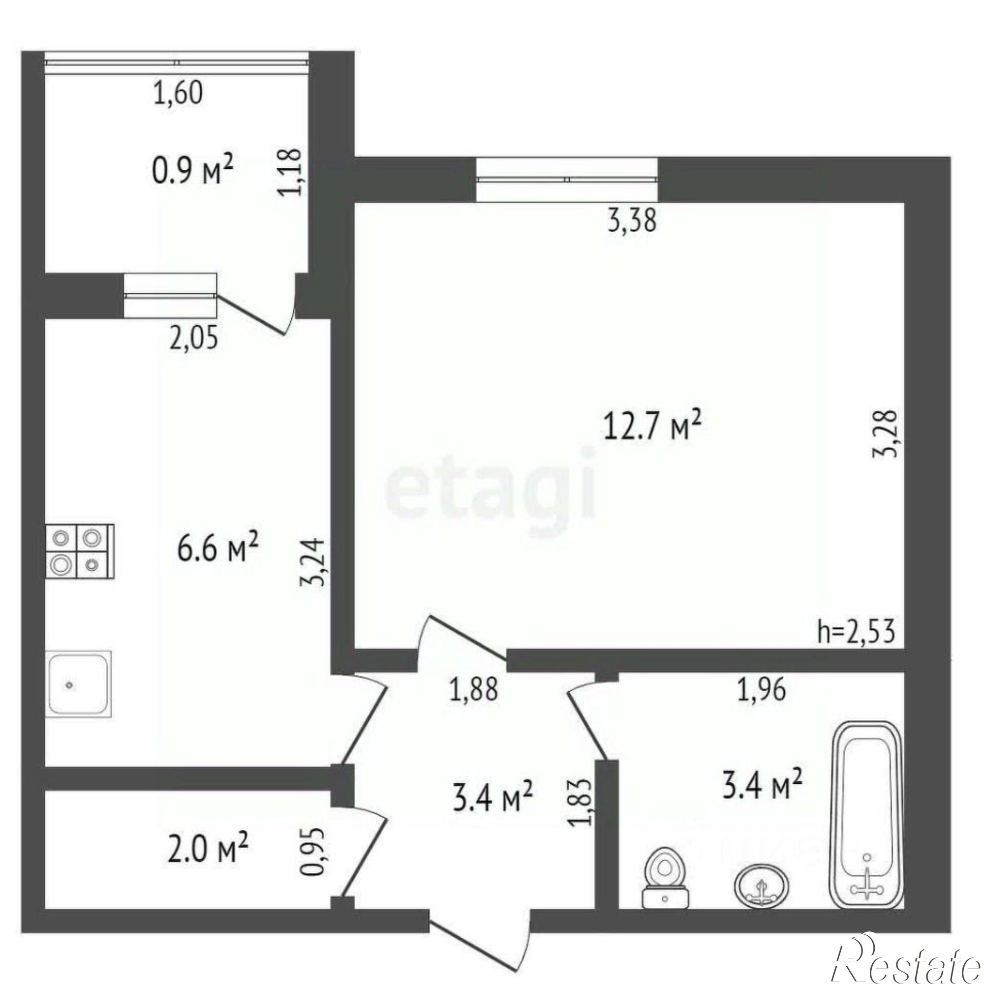 Купить квартиру за 2 300 000 рублей на городской округ Брянск