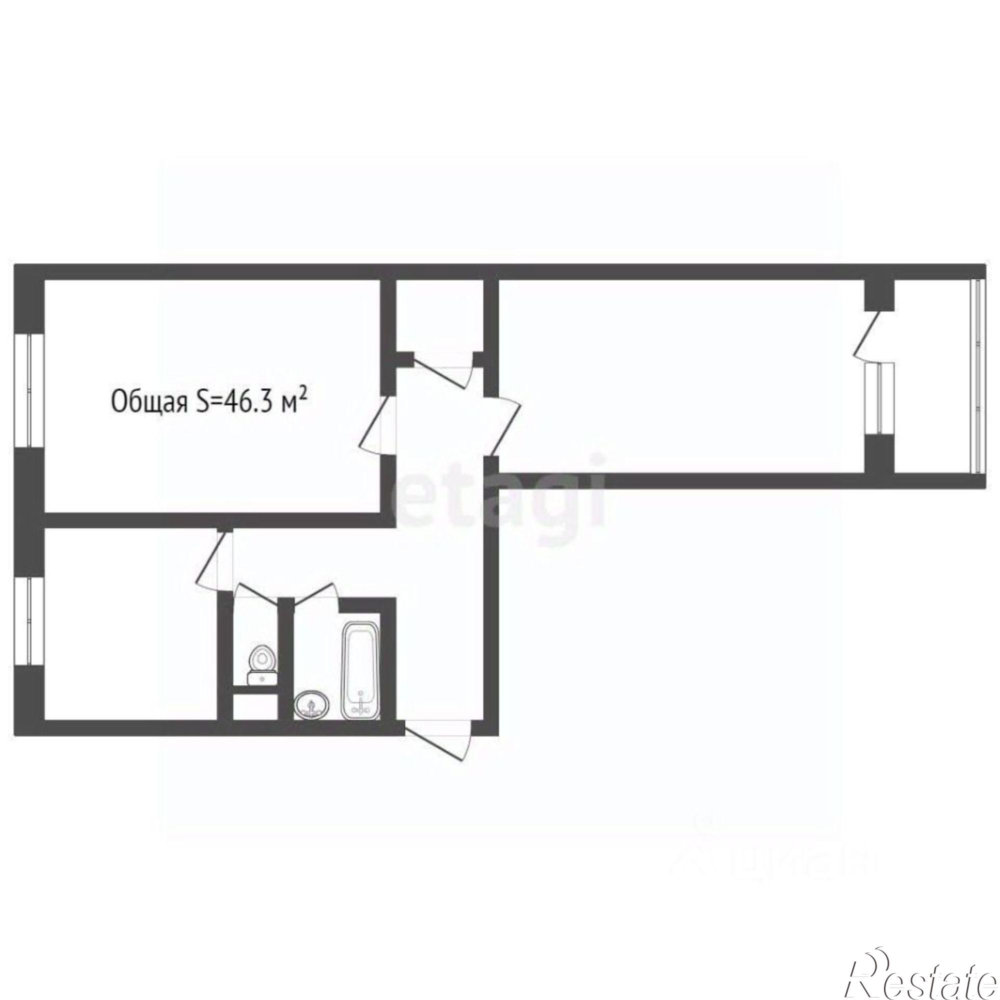 Купить квартиру за 1 900 000 рублей на улица Карла Маркса, 14