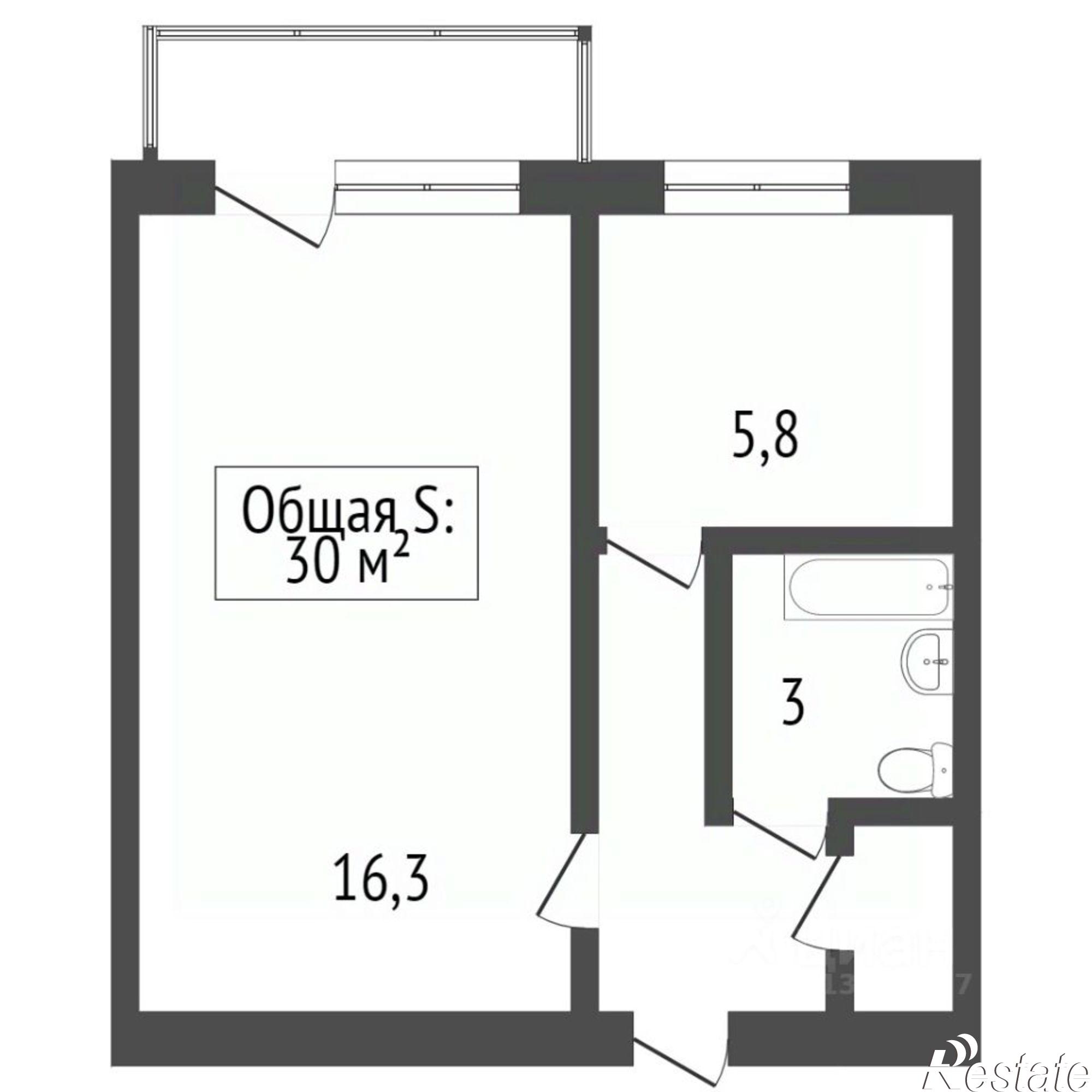 Купить квартиру за 1 350 000 рублей на городской округ Фокино