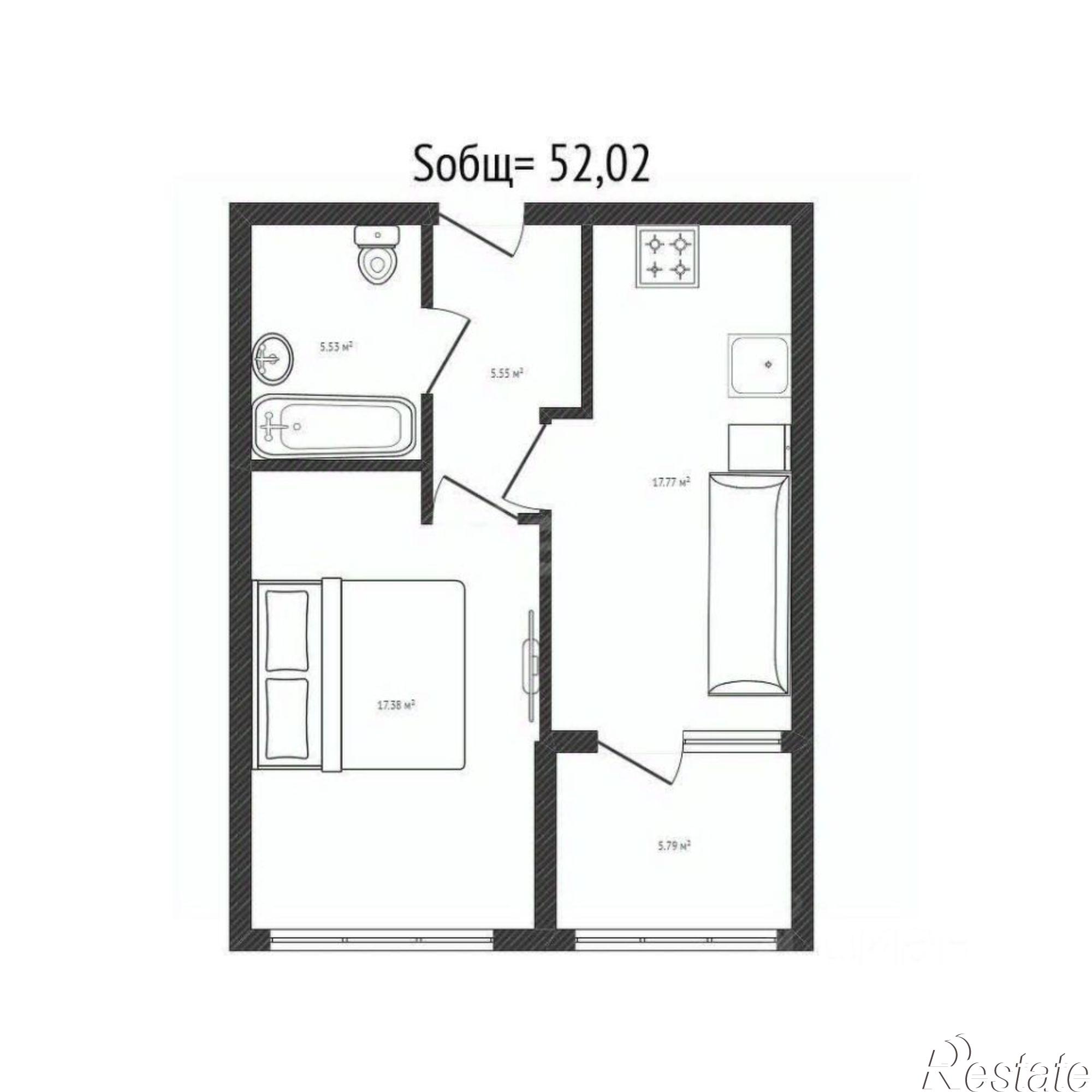 Купить квартиру за 6 800 000 рублей на Брянский район