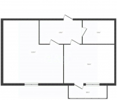 1-комн, 34кв м, этаж 1/2 Клетнянский район