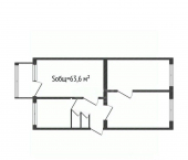 3-комн, 63кв м, этаж 5/5 Унечский район, Унеча