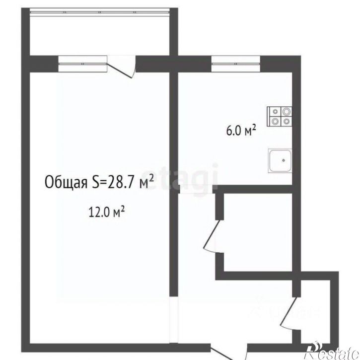 1-комн квартира улица Карла Либкнехта, 31,  д. 31