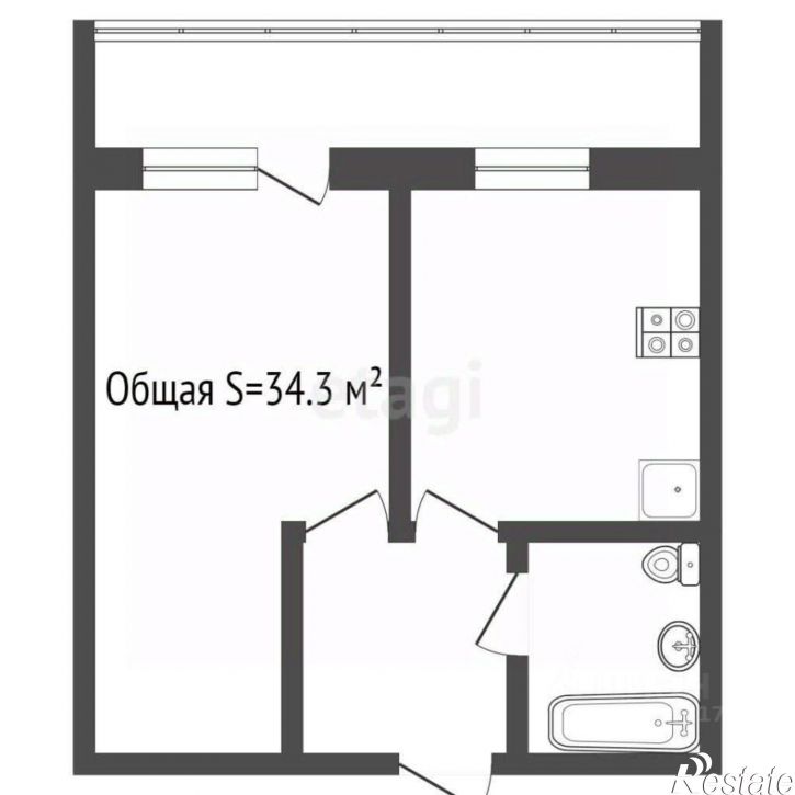 1-комн квартира Брянский район