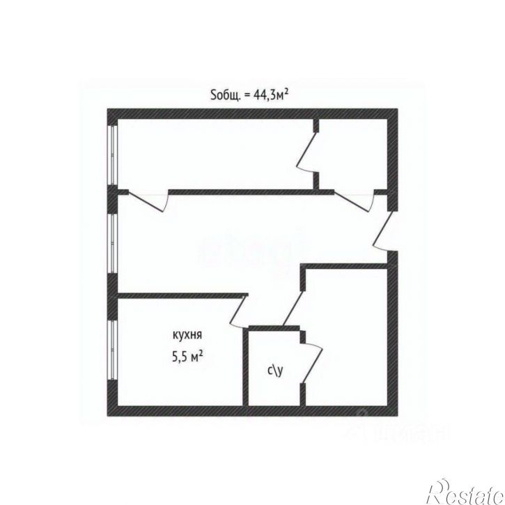 2-комн квартира Дятьковский район, Дятьково