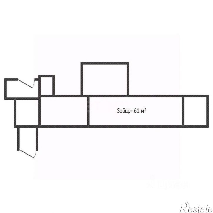 3-комн квартира