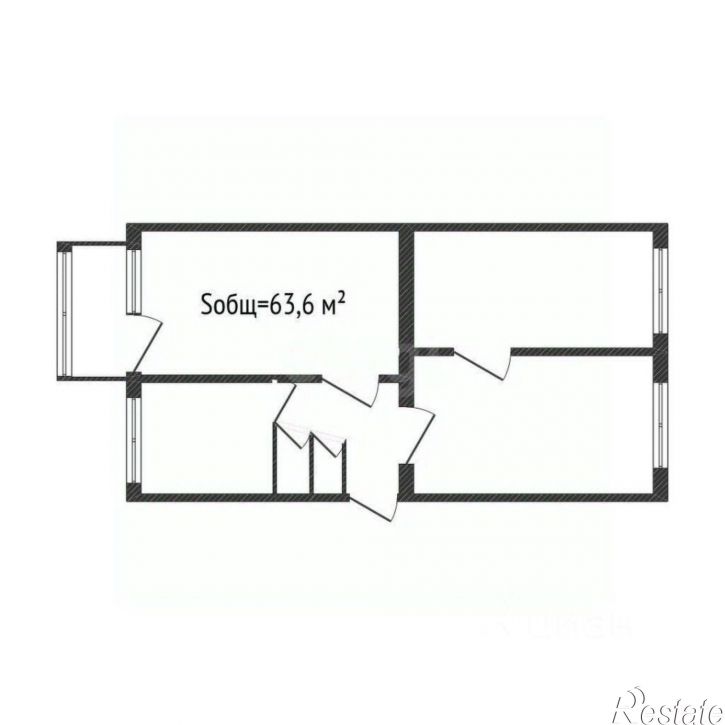 3-комн квартира Унечский район, Унеча