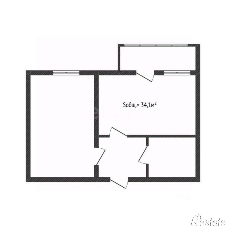 1-комн квартира Брянский район