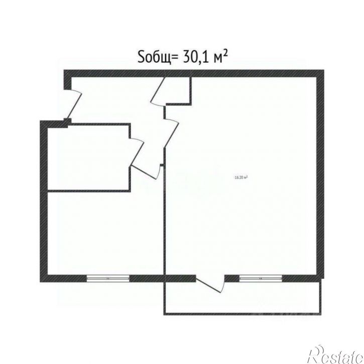 1-комн квартира проспект Ленина, 20А,  д. 20А