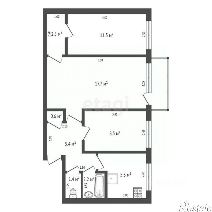 3-комн квартира улица Рябка, 129,  д. 129