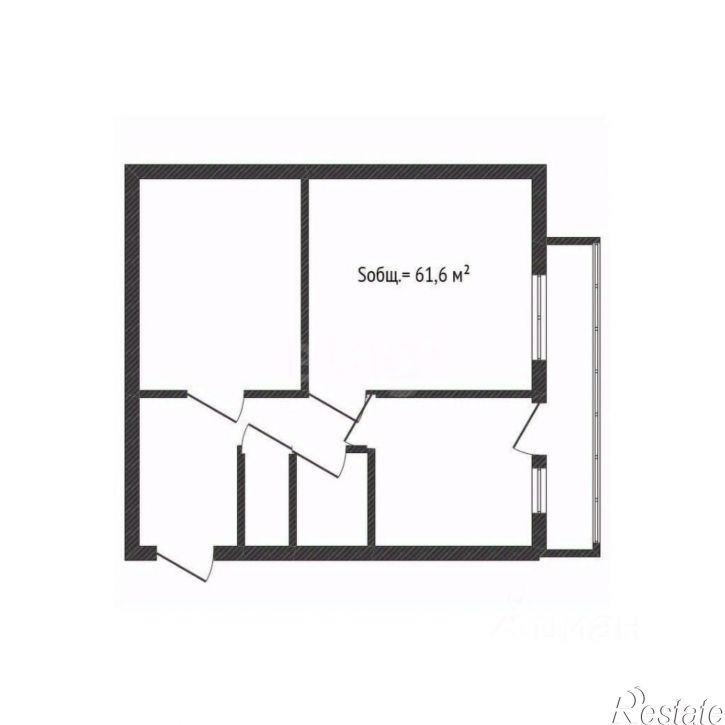 2-комн квартира городской округ Клинцы