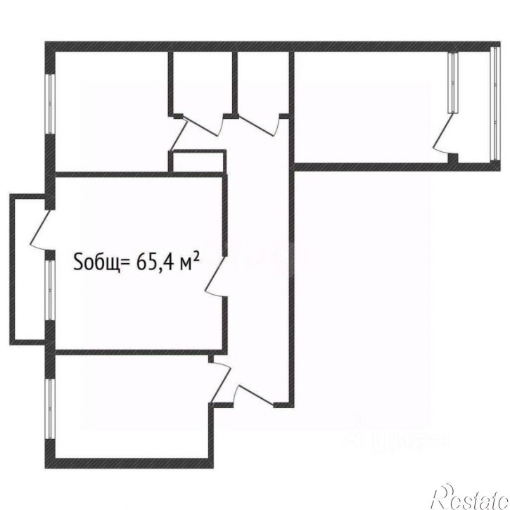 3-комн квартира Клинцовский район