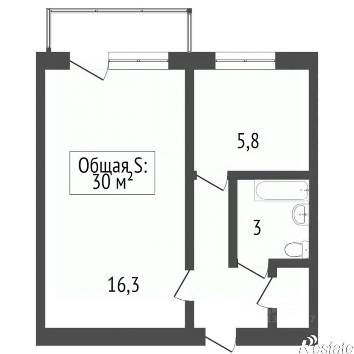 1-комн квартира городской округ Фокино