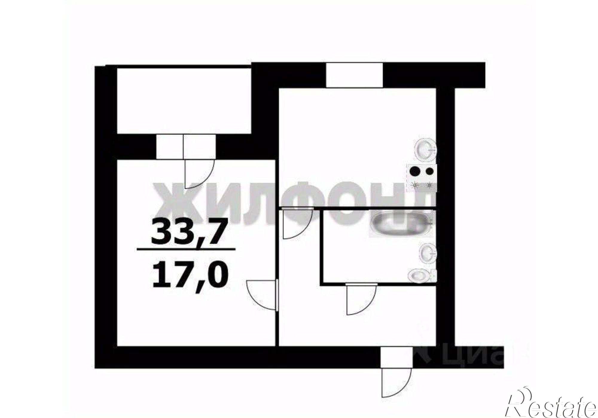 Купить квартиру за 1 549 000 рублей на рабочий посёлок Дубровка