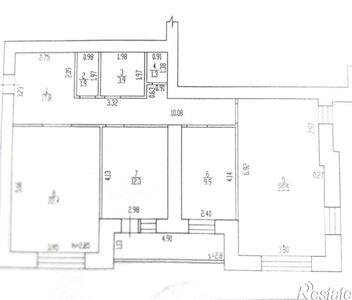 3-комн квартира ул Рославльская, 7,  д. 7