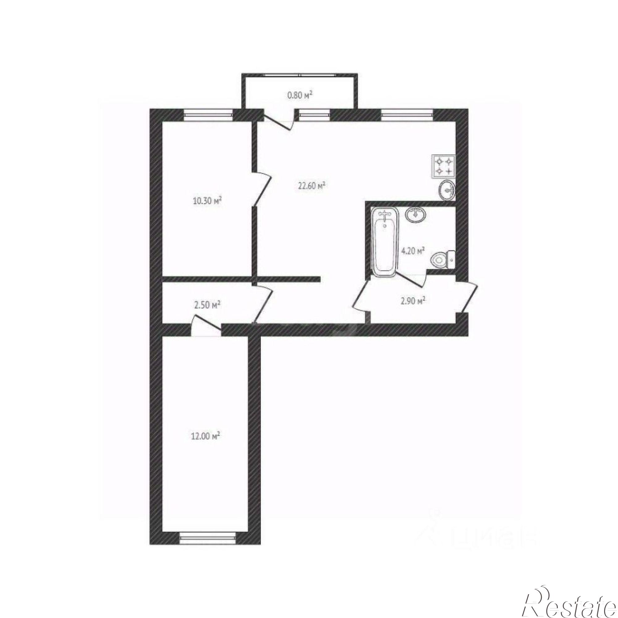 Купить квартиру за 5 291 000 рублей на городской округ Брянск