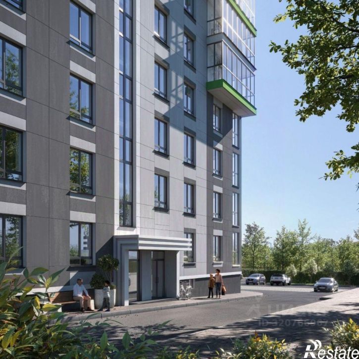 1-комн квартира в новом доме улица Некрасова