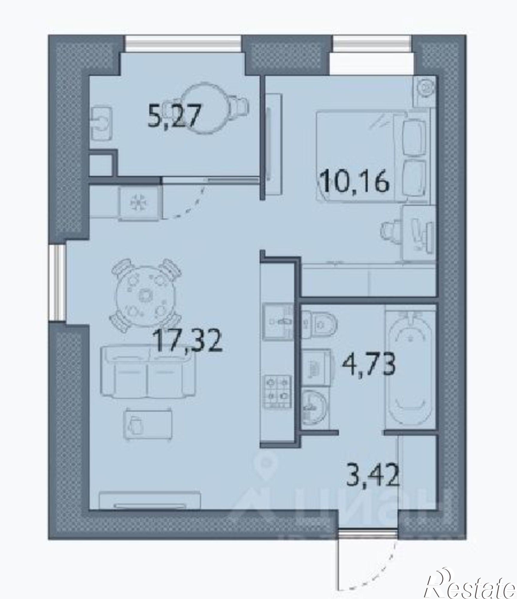 Купить квартиру за 4 339 490 рублей на посёлок Мичуринский