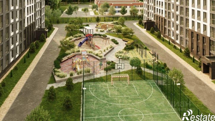 1-комн квартира в новом доме посёлок Мичуринский