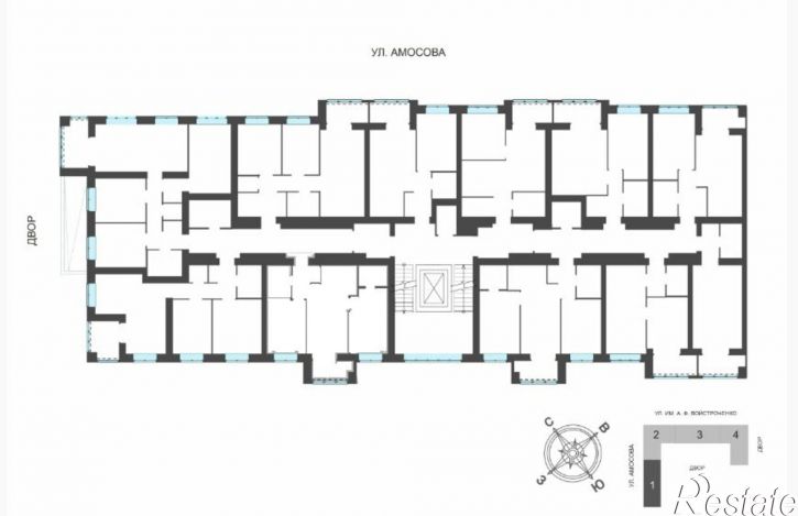 1-комн квартира в новом доме улица имени А.Ф. Войстроченко