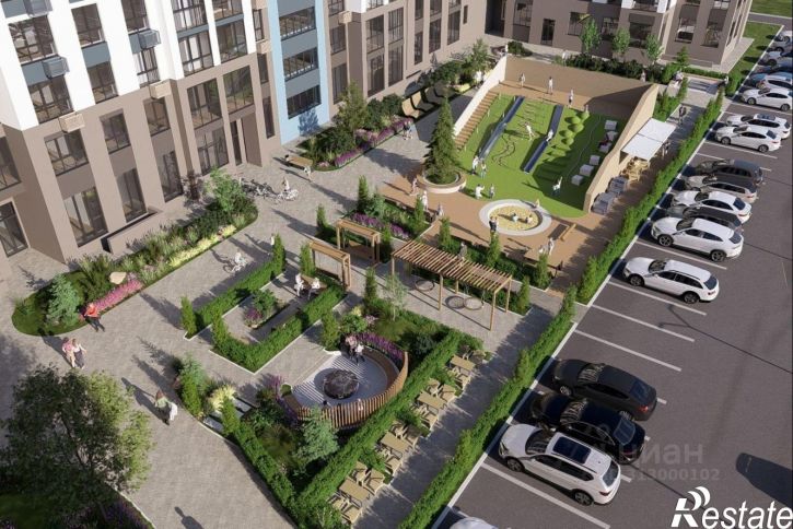 1-комн квартира в новом доме улица имени А.Ф. Войстроченко