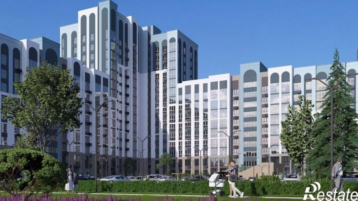 1-комн квартира в новом доме улица имени А.Ф. Войстроченко