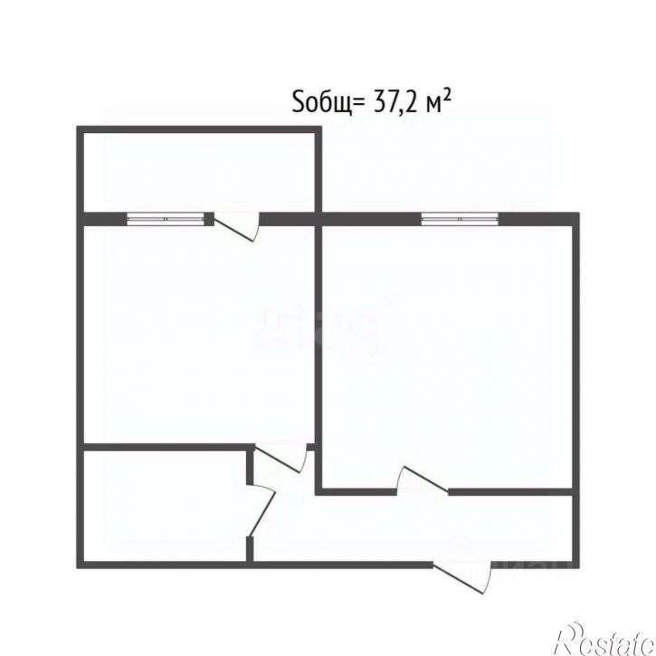 1-комн квартира улица Ворошилова, 41В,  д. 41В