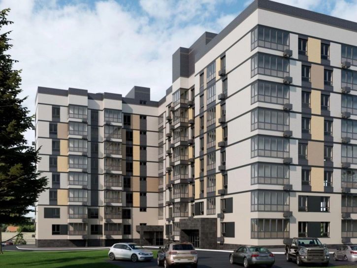 2-комн квартира в новом доме Рославльская, 1Е