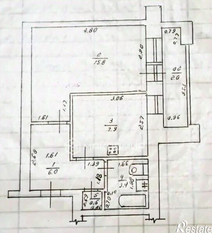1-комн квартира Брянск г., Фокина ул., д.90