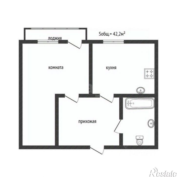 1-комн квартира ул Мира, 59А,  д. 59А