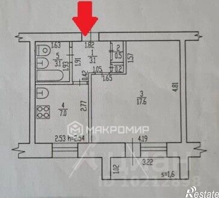 1-комн квартира ул Горького, 9,  д. 9