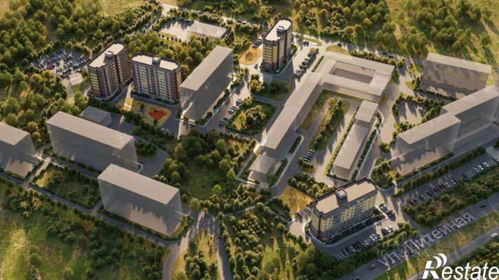 3-комн квартира в новом доме Литейная улица