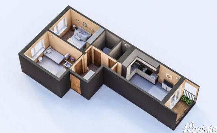 3-комн квартира в новом доме Брянск, Степная улица, 12А