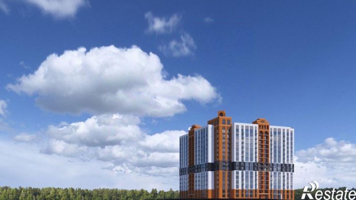1-комн квартира в новом доме улица Крахмалёва, 8Б