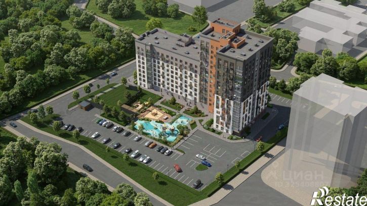 3-комн квартира в новом доме улица Романа Брянского