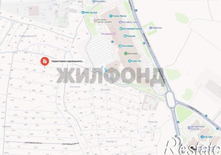 Земельный участок Снежка садовое товарищество